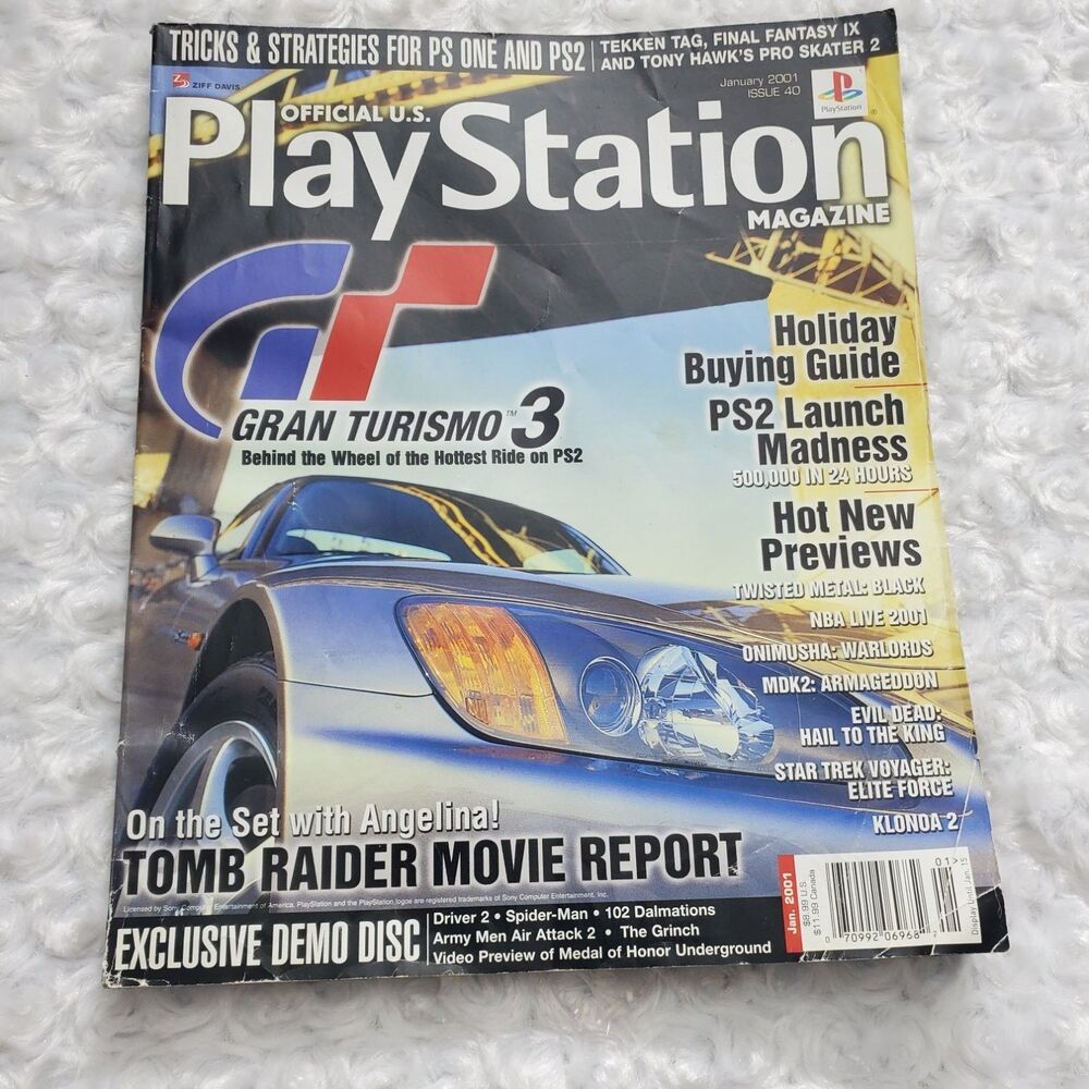 Issue 40 January 2001 Official U.S. PlayStation Magazine Video Game
